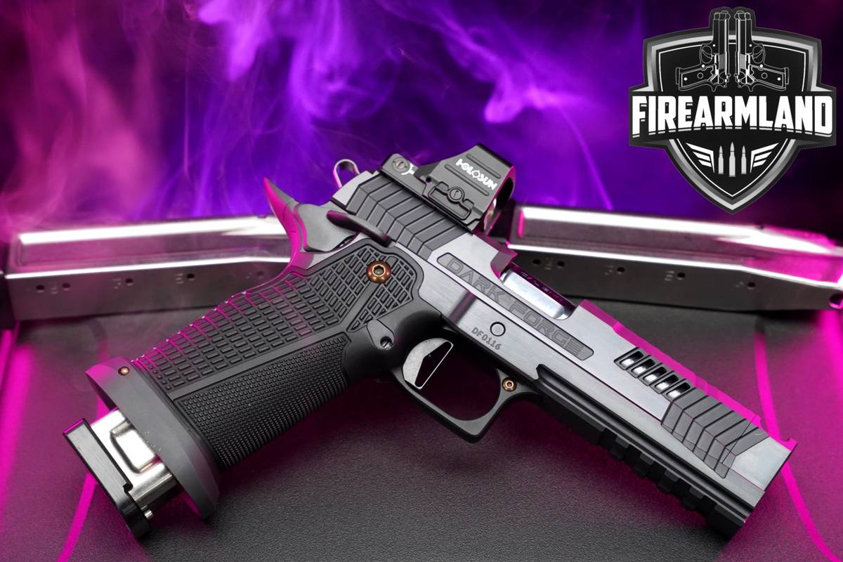 Rogue Tactical DARK FORGE Reaper 9mm 1911 3 MAGS, NANUK CASE, HOLOSUN OPTIC