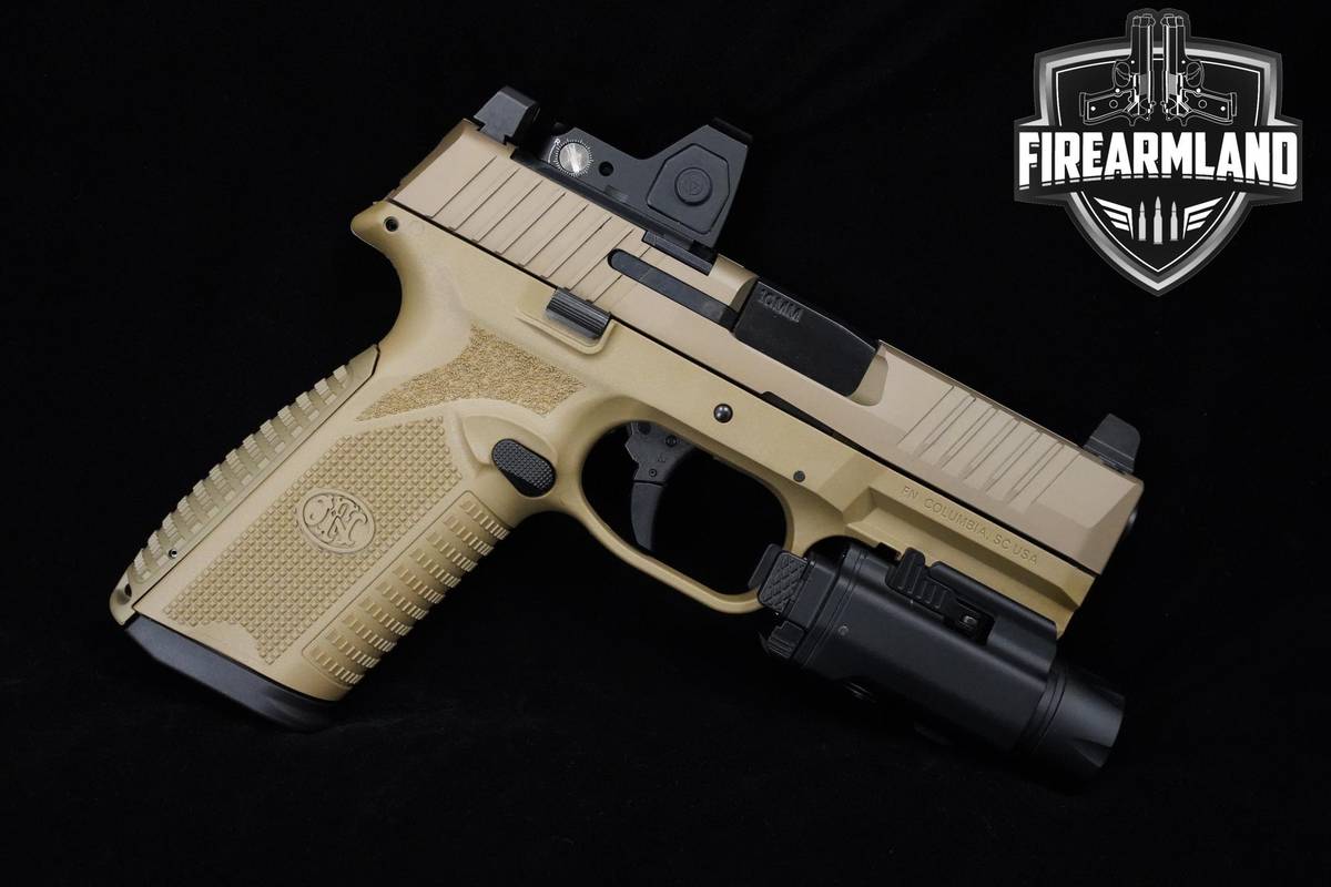 FN Herstal 510 MRD 10mm 4.1" FDE FN-510 +2 MAGS, OPTIC, LIGHT & OG CASE