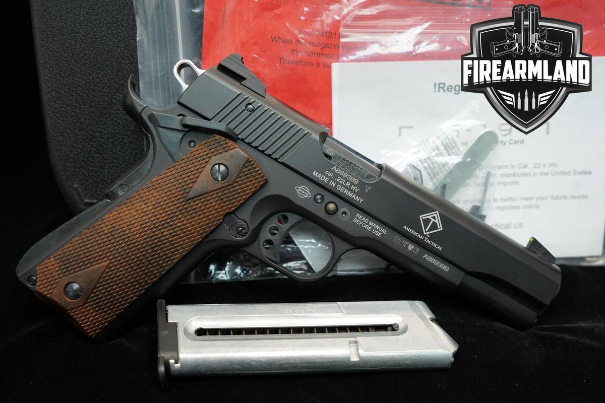 German Sport Guns GSG-1911 SAO 22LR 5" Threaded +ORIG CASE