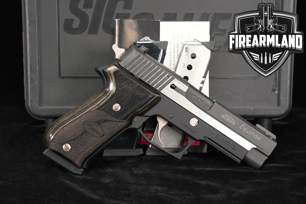 Sig Sauer P220R Equinox Custom Shop 45 ACP 4.4 P 220 +3 MAGS & ORIG CASE