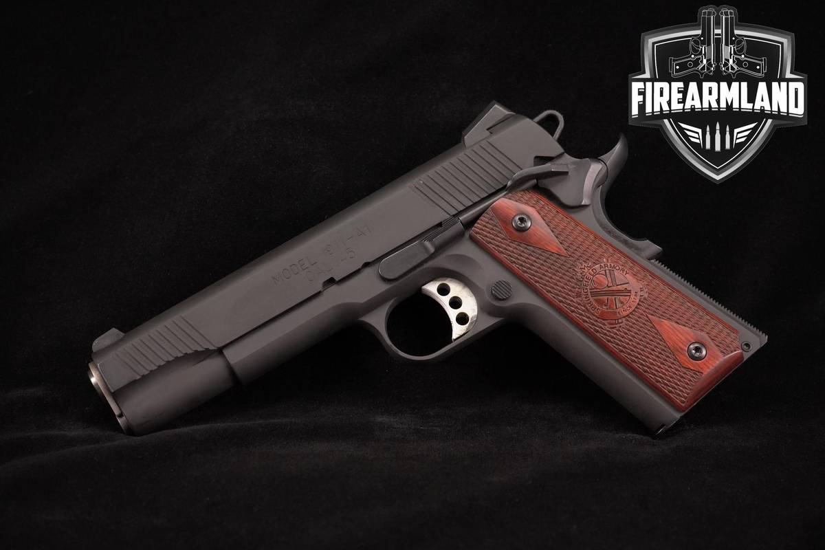 Springfield Armory 1911-A1 45 ACP Parkerized 1911A1 +2 MAGS & ORIG CASE