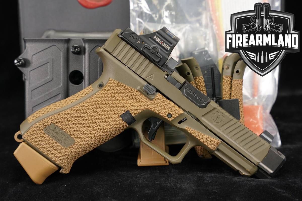 Agency Arms Glock 19X Sage Dynamics 9mm G19 X G19X COMP +ORIG CASE, OPTICS