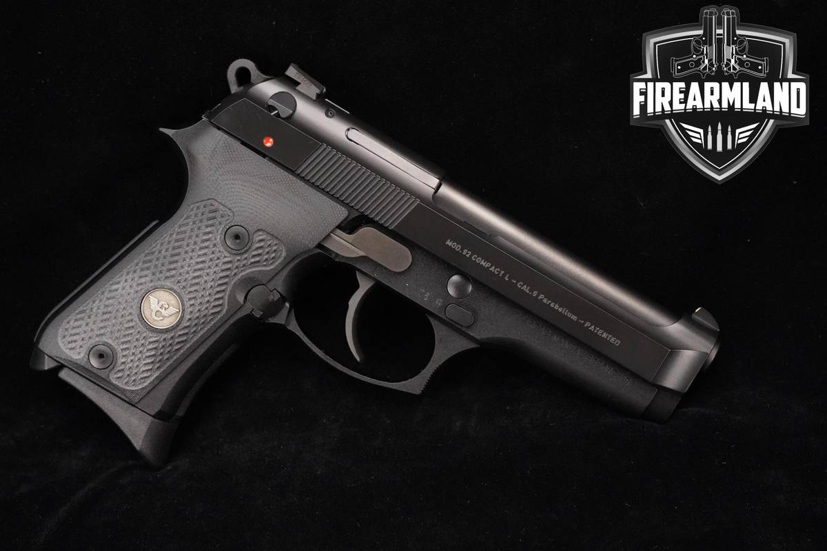 Beretta 92 Compact L 9mm 4.25" Black Bruniton +4 MAGS
