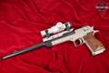 1991 Israeli Military Industries (IMI) Desert Eagle Mark VII .44 Rem Magnum Two-Tone Silver & Black in Good Condition Image 2