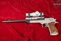 1991 Israeli Military Industries (IMI) Desert Eagle Mark VII .44 Rem Magnum Two-Tone Silver & Black in Good Condition Image 4