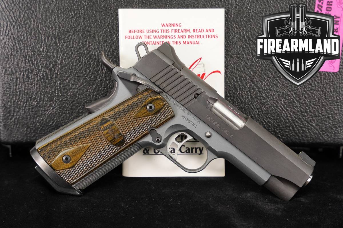 Kimber Tactical Pro II 45 ACP 1911 4" Two-Tone +ORIG CASE