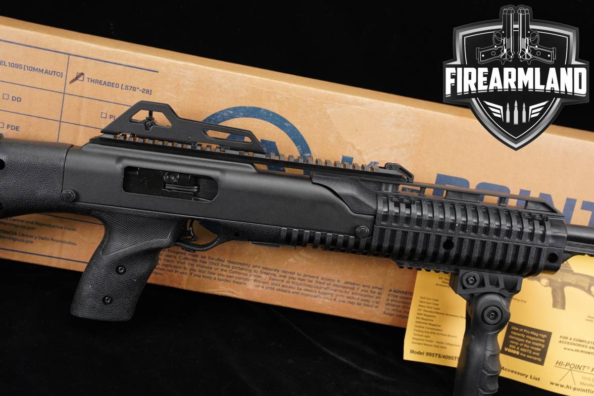 Hi-Point Model 1095 Carbine 10mm 17.5" Threaded PCC V-Grip +RAIL +ORIG BOX