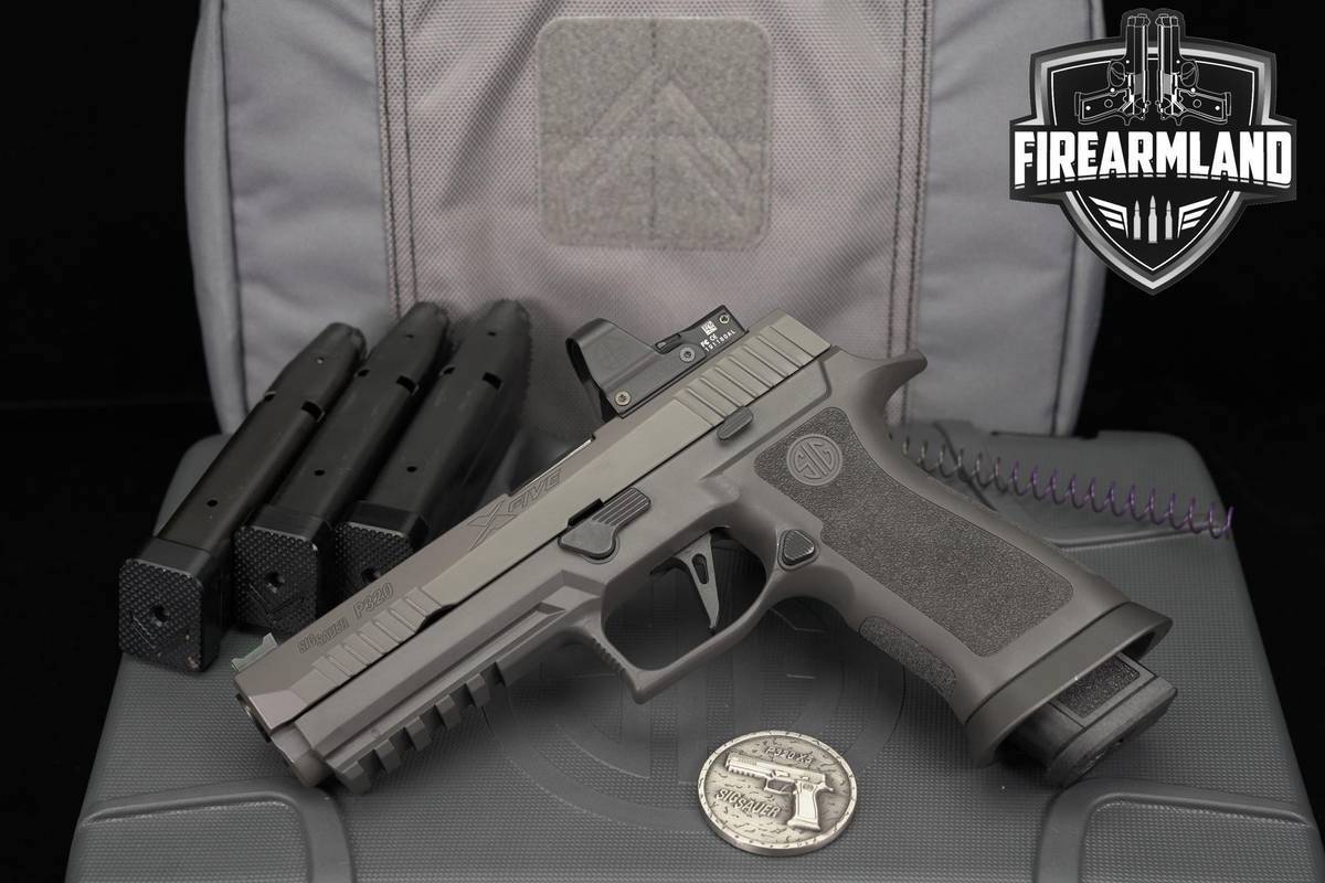 Sig Sauer P320 XFive Legion 9mm 5" P 320 +4 MAGS, OG CASE & LEUPOLD DP-PRO