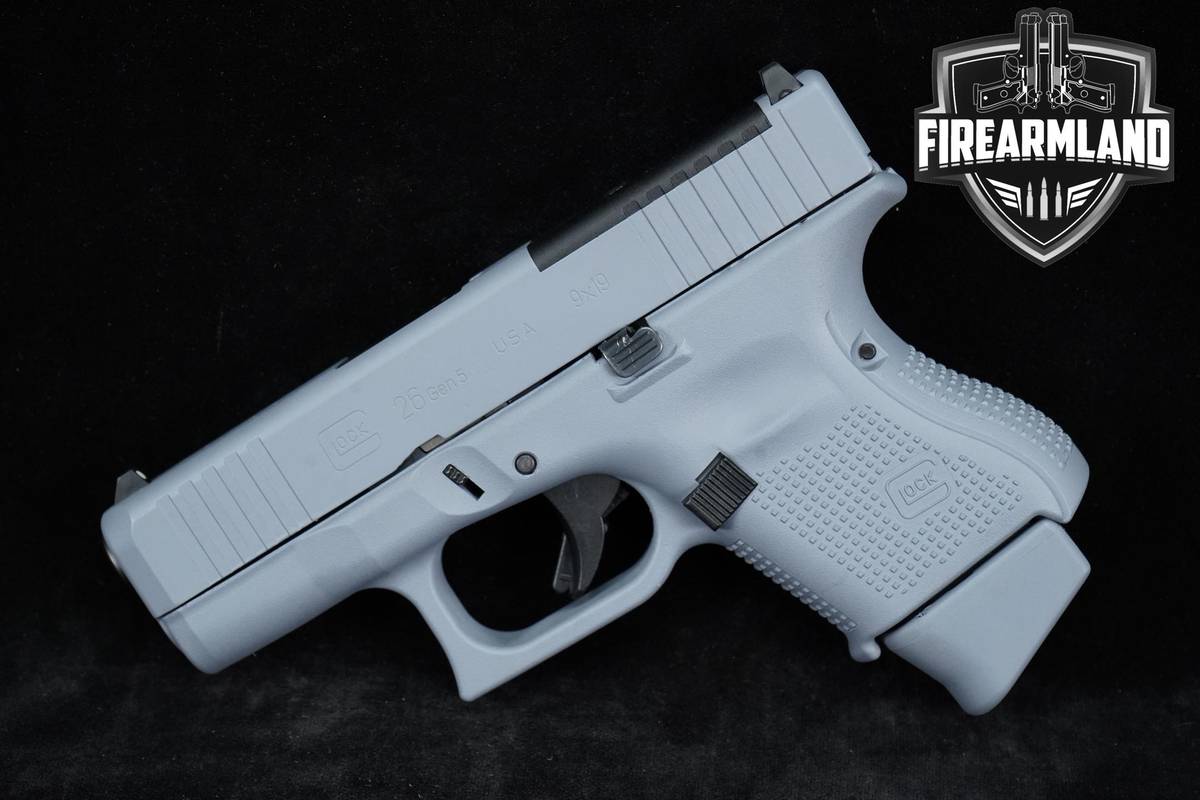 CUSTOM FINISH Glock G26 Gen5 MOS 9mm 3.43" G-26 Gen 5 +3 MAGS & ORIG CASE