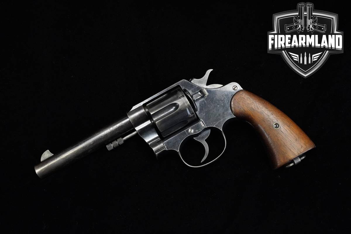 1911 Colt U.S. Army Model 1909 45 Colt 5.5" Blued Colt New Service DA/SA