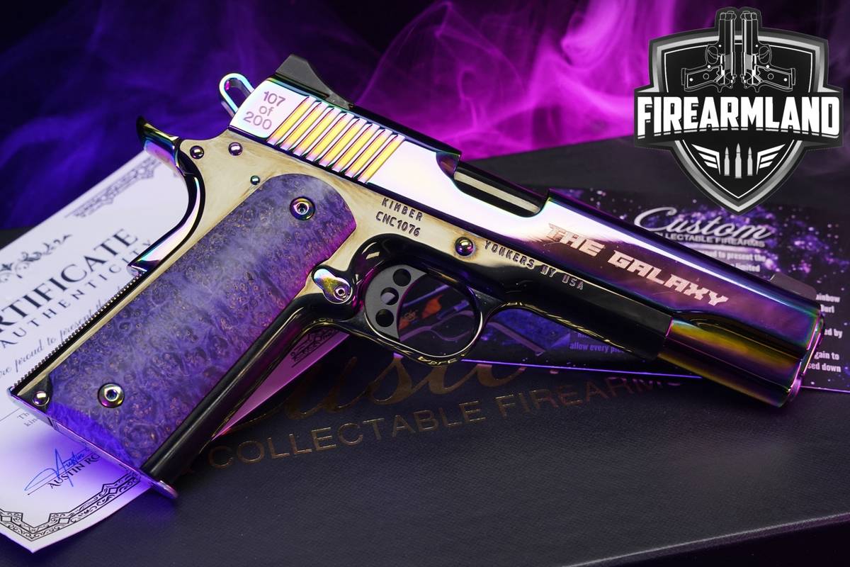 107 OF 200! Custom & Collectable Kimber 1911 THE GALAXY 45ACP 5" +ORIG BOX