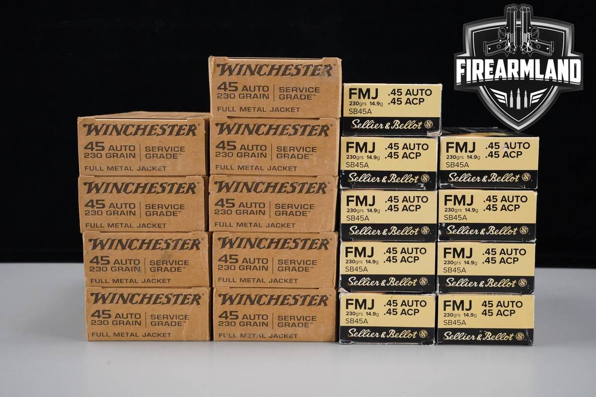 900 RDS! 45 ACP Ammo 45ACP