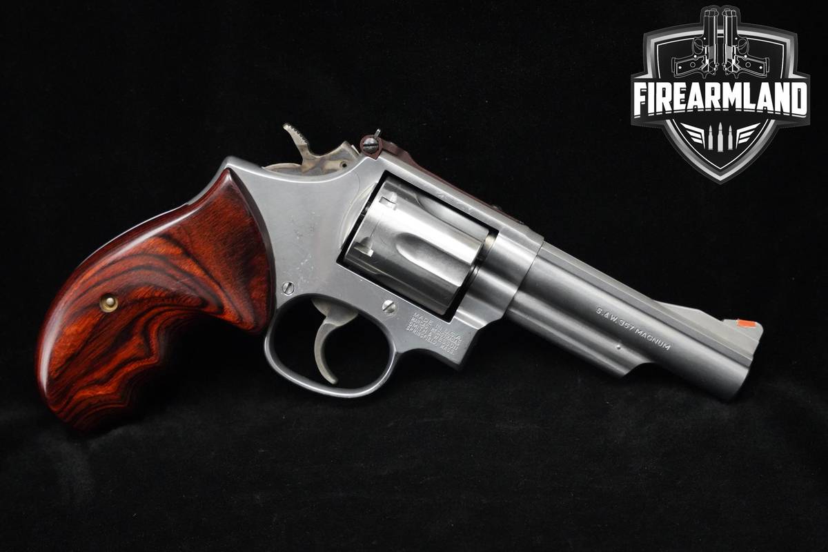 Smith & Wesson (S&W) Model 66-4 357 Magnum 4" Stainless Steel S&W 66-4