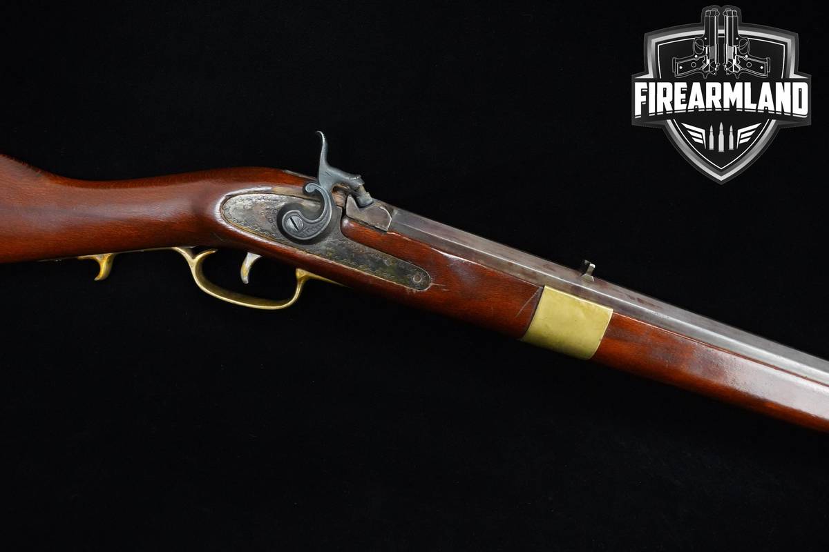 VINTAGE Unbranded Kentucky Rifle 45 BPM 34" Patina Unbranded