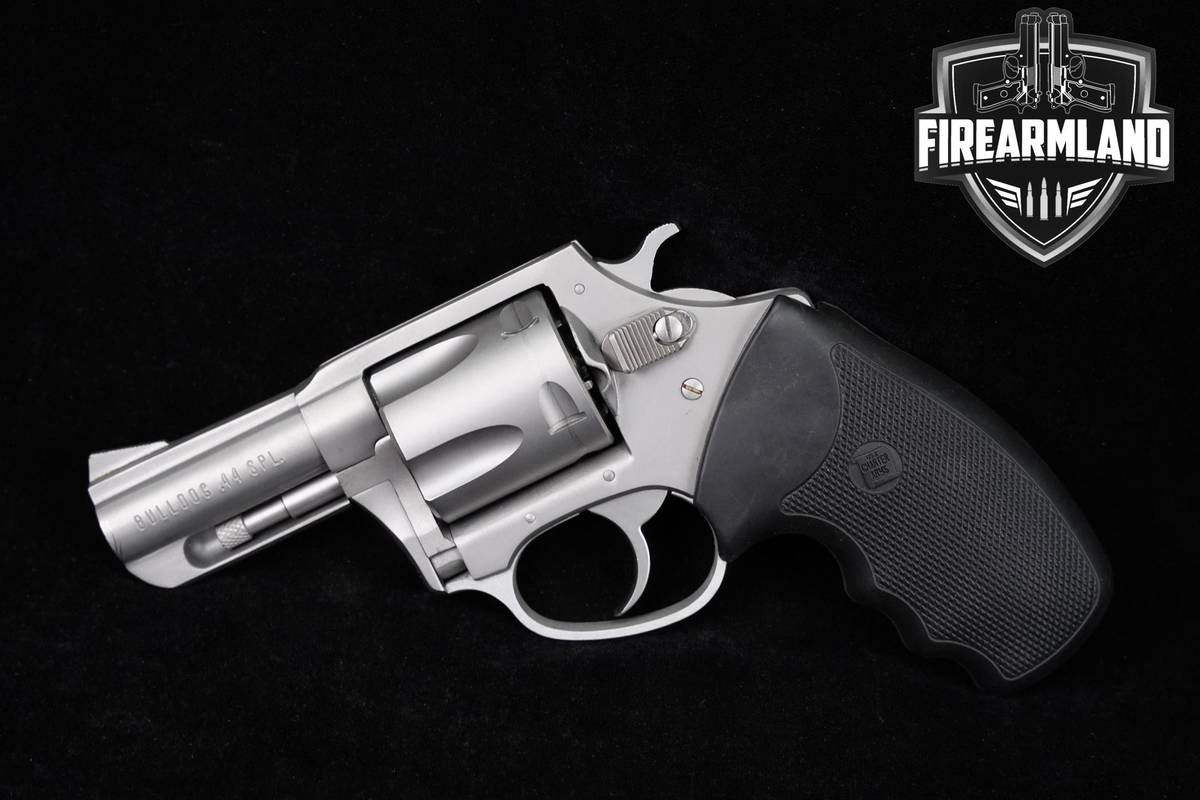 BIG BORE Charter Arms Bulldog 44 Special 2.5" Stainless DA/SA