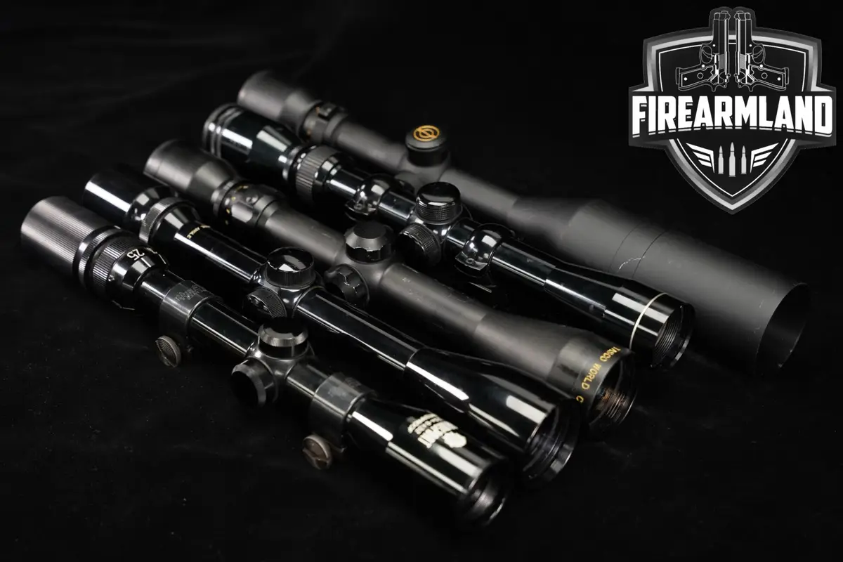 FIVE SCOPE LOT 5 Pack Bushnell ARMSPORT Tasco Simmons Riflescope Scopes