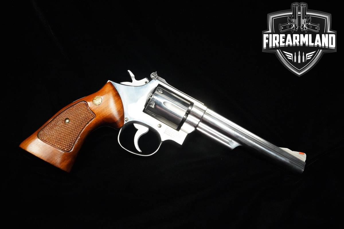 1983 Smith & Wesson (S&W) Model 66-2 Combat Magnum Stainless 357 Magnum S&W