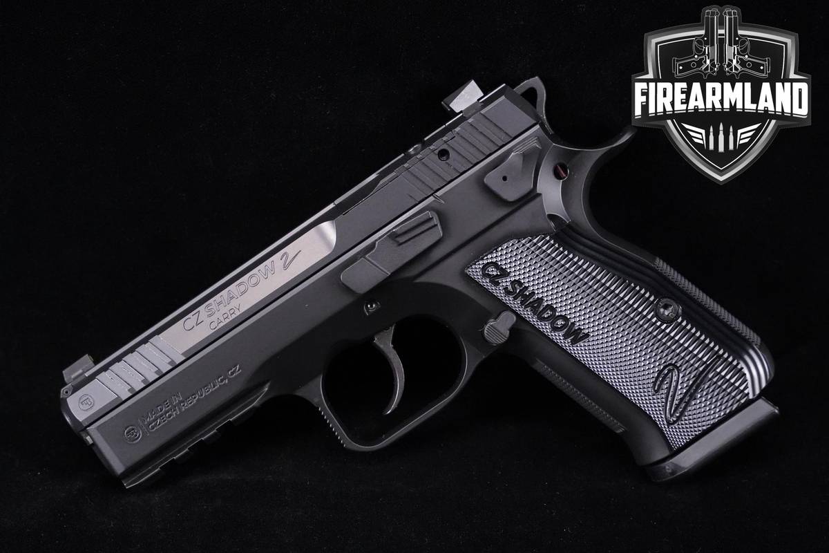 CZ Shadow 2 Carry OR 9mm 4.0" Black Polycoat +2 MAGS, ORIG CASE & HOLSTER