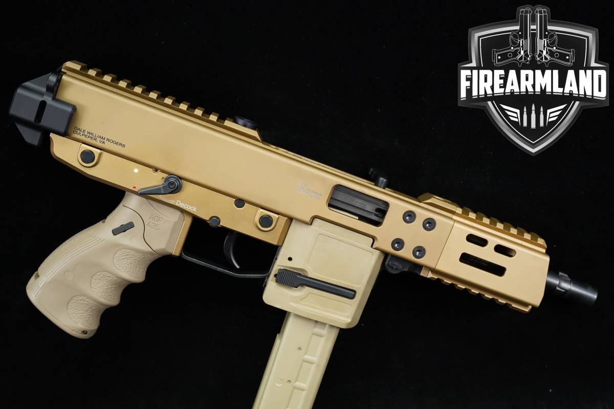 RARE Brugger & Thomet B&T KH9 Covert 9mm 6" Swiss Import FDE +2 MAGS & CASE