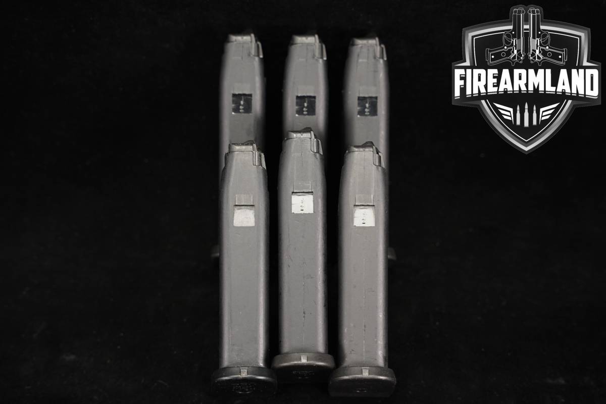 SIX (6) Heckler & Koch H&K USP 15 Round Magazines 9mm Luger Mags