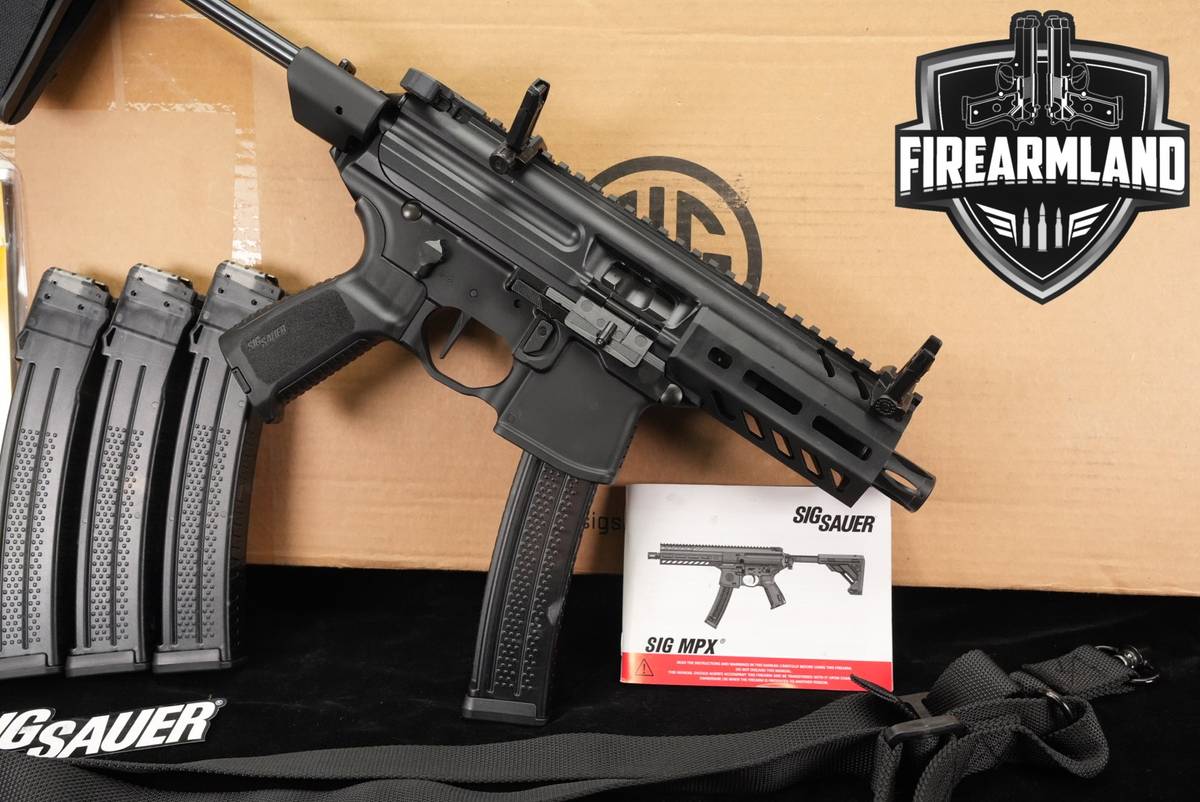 Sig Sauer MPX K 9mm 4.5" MPXK Short-Stroke Piston +4 MAGS & ORIG BOX