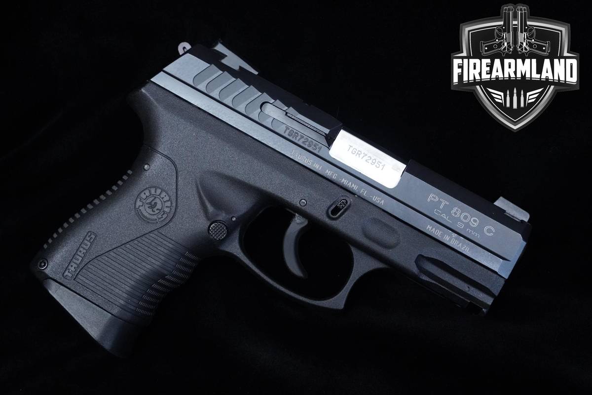 Taurus PT 809 Compact 9mm 3.5" Blued Taurus-PT 809 PT809 2 MAGS & ORIG CASE