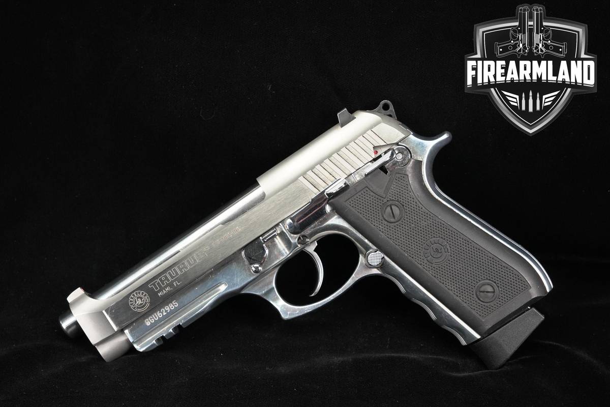 Taurus PT 100 P 40 S&W 5" Stainless DA/SA PT100P 92 Pattern Defense Pistol