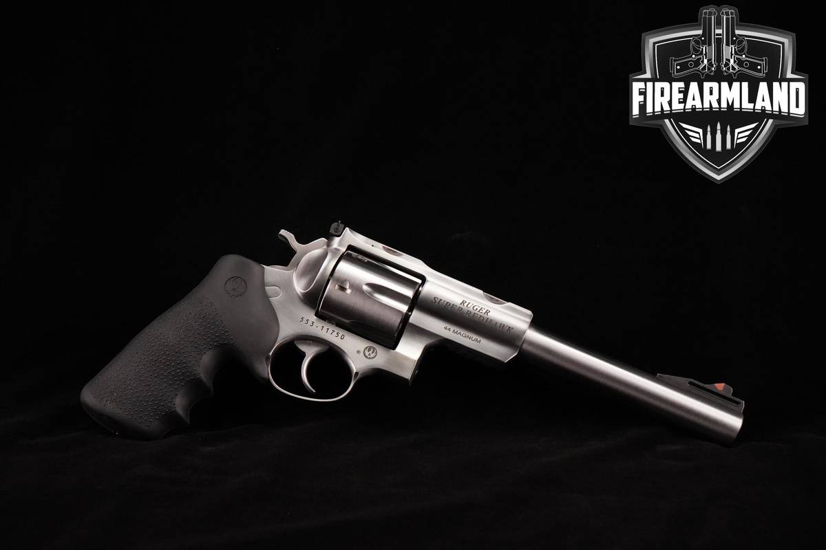 Ruger Super Redhawk 44 Magnum 7.5" Satin Stainless +ORIG CASE