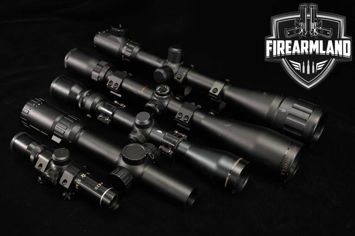 FIVE SCOPE LOT 5 Pack Bushnell Primary Arms Simmons Red Star Scopes
