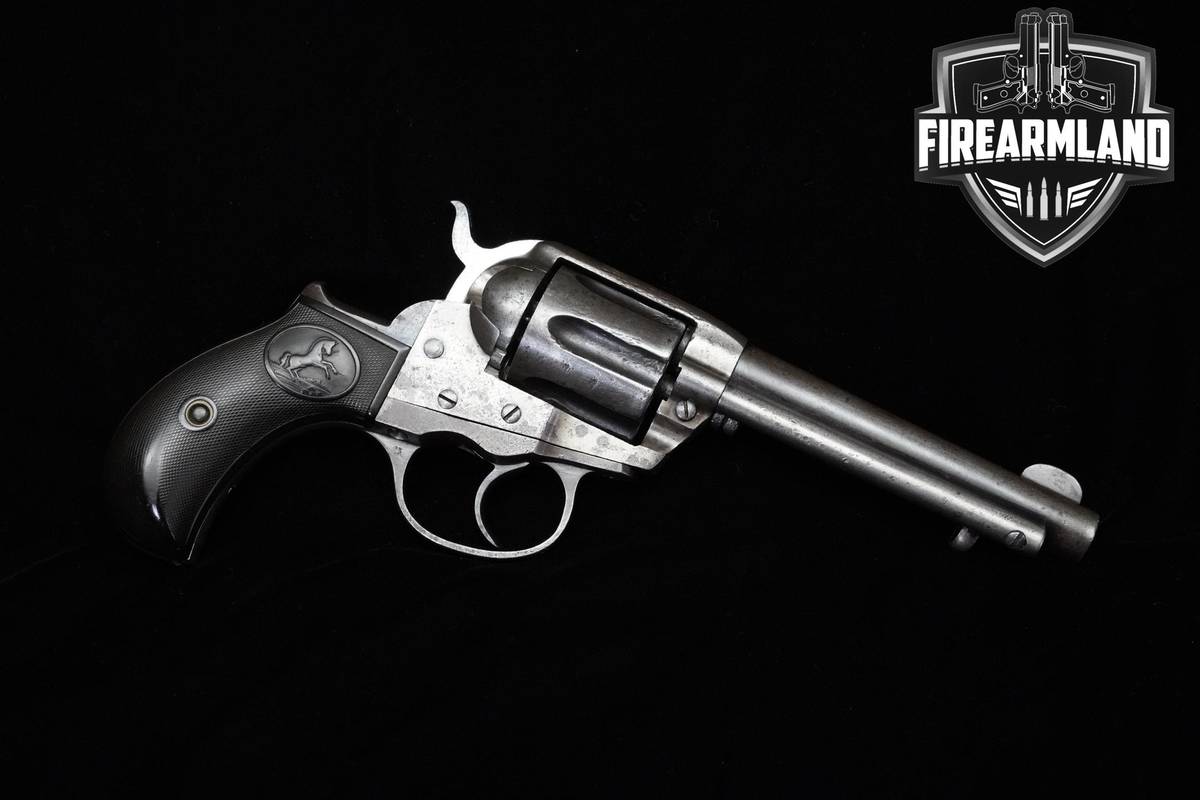 1904 Colt Model 1877 Lightning 38 Colt D.A. 4.5" Blued 1877 DA/SA