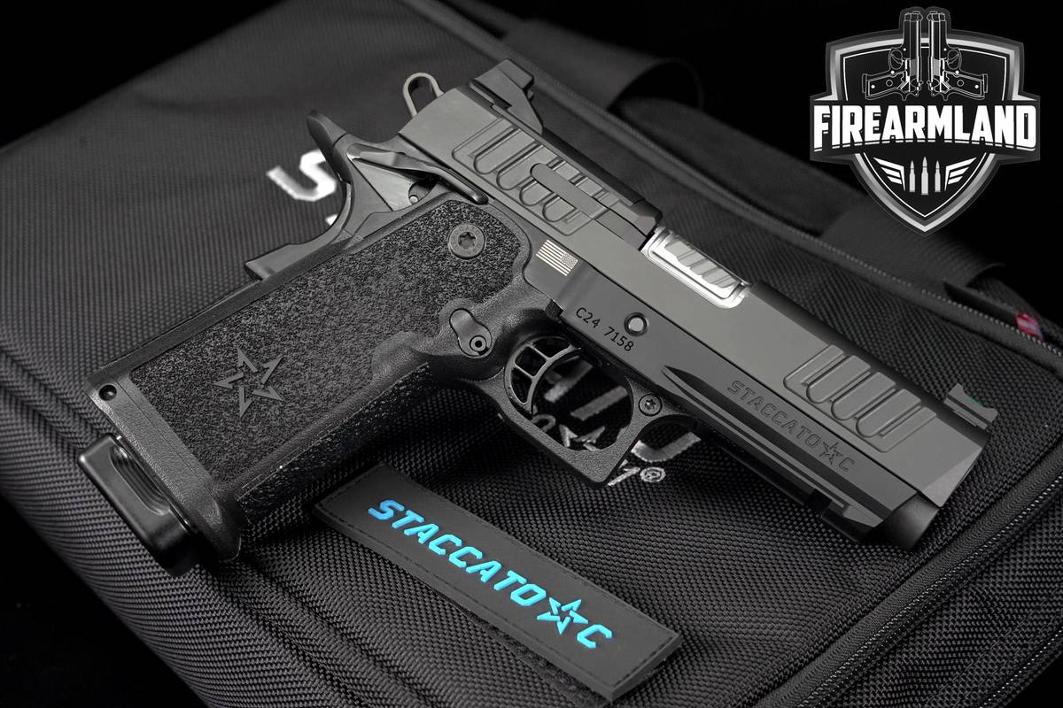 DISCONTINUED Staccato STI C V3 9mm 1911 2011 4" Stainless +2 MAGS & OG CASE