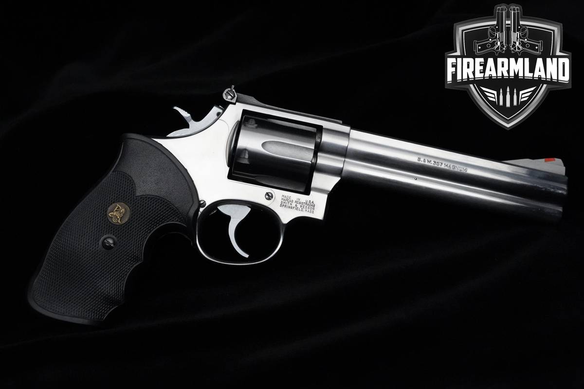1987 Smith & Wesson (S&W) 686-1 357 Magnum 6" Stainless Revolver M686-1 6rd