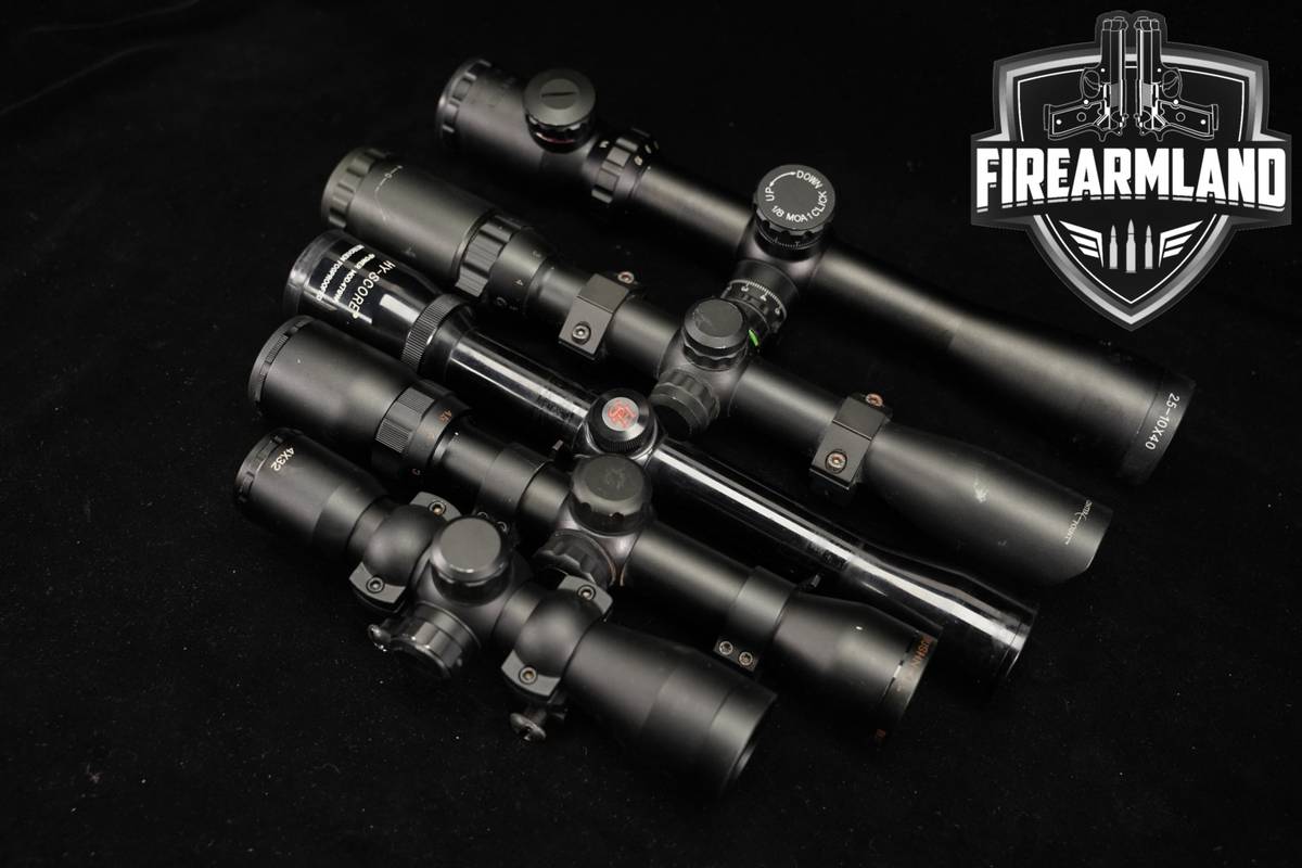 FIVE SCOPE LOT 5 Pack Seefar Bushnell CenterPoint Osprey Riflescope Scopes