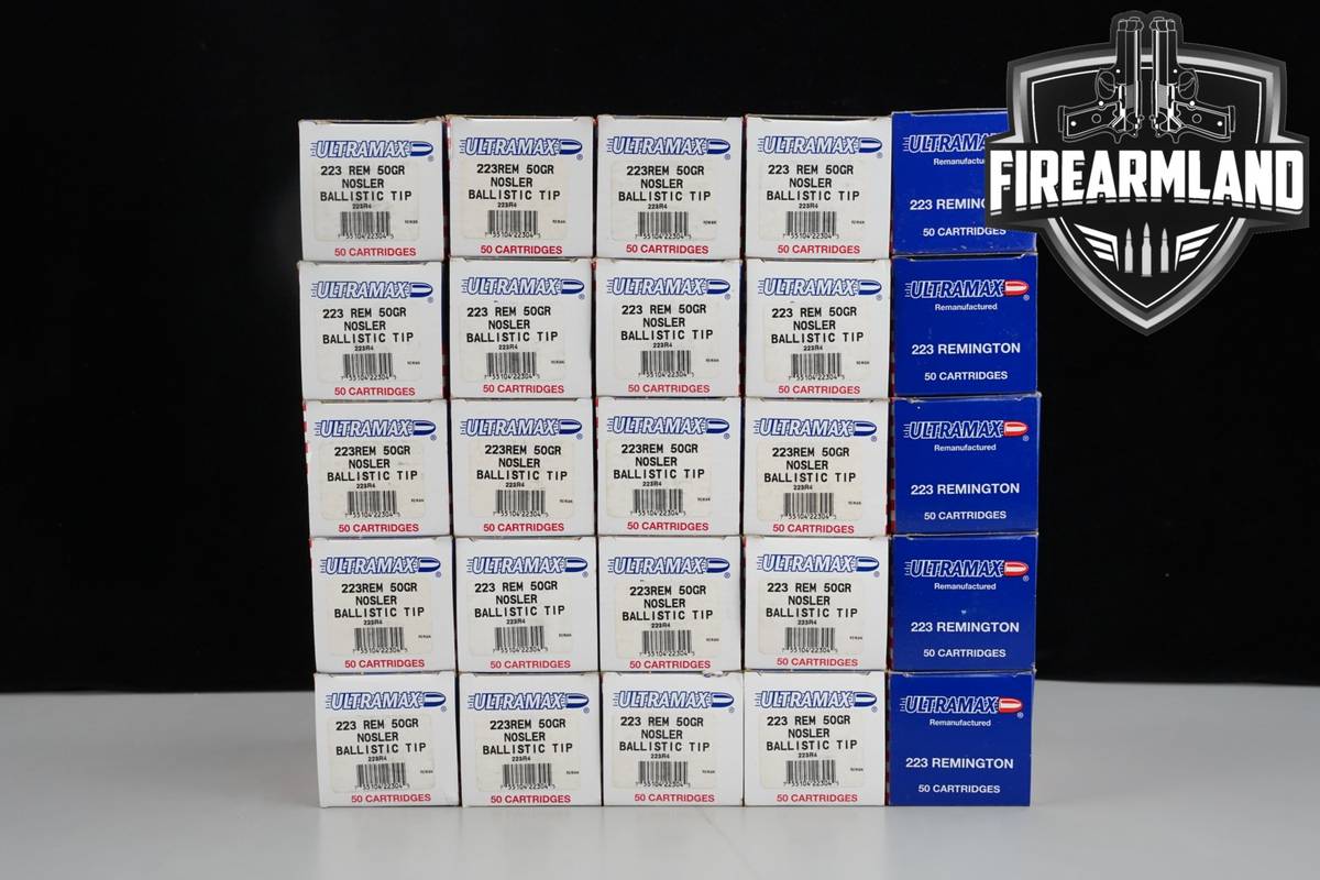 1250 RDS! 223 Remington Rem Ammo