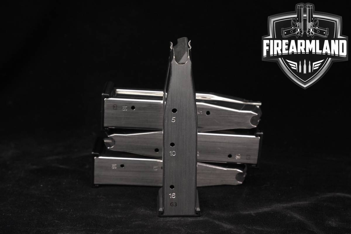 FOUR (4) Staccato (STI) C2 16-Rounds Magazines 9mm Luger C-2 Mags