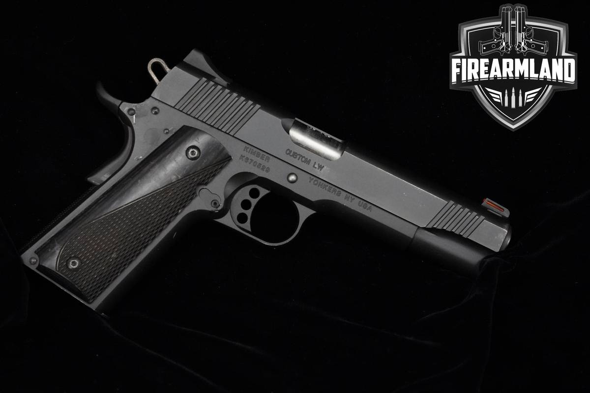 Kimber Custom LW (Lightweight)  45 ACP 1911 5" Kimber +HOLSTER