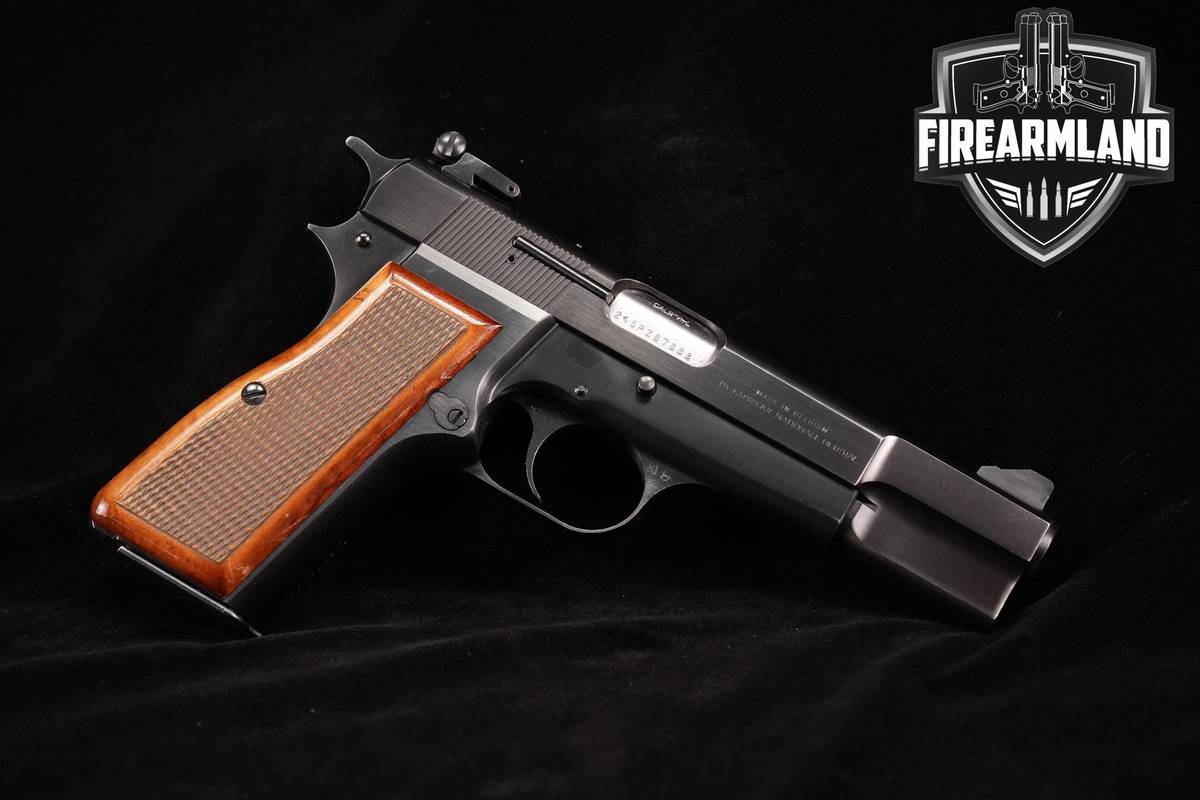 COLLECTOR 1985 Browning Hi-Power Mark I 9mm 4.63" Blue Mk One +2 MAGS