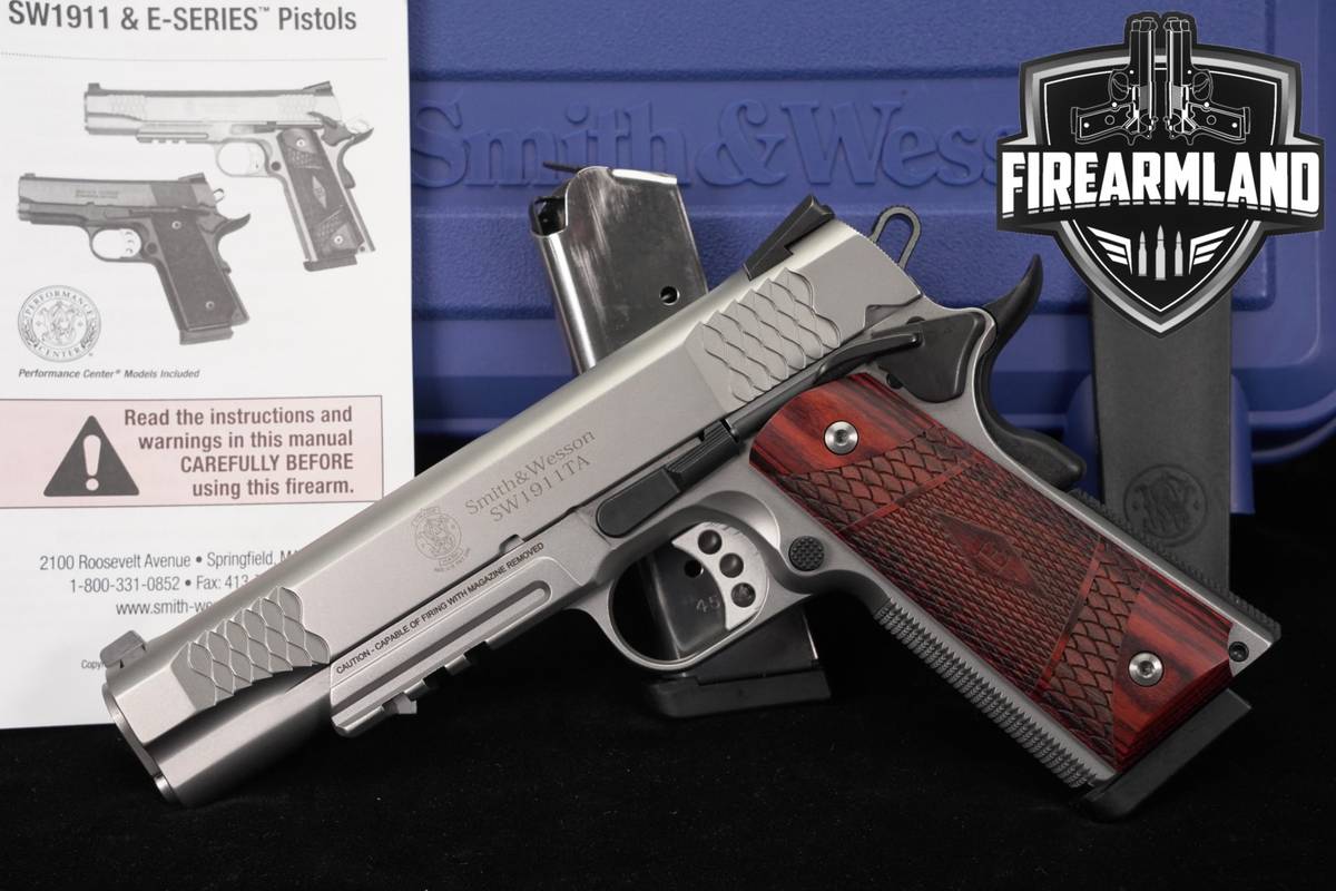 Smith & Wesson S&W SW1911TA E-Series 45 ACP 1911 5" +2 MAGS & ORIG CASE