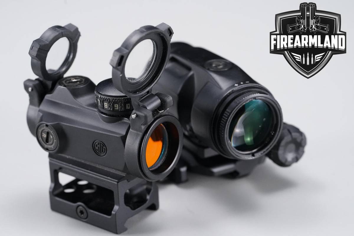 Sig Sauer Romeo-MSR & Juliet3 Micro Combo 2 MOA Red Dot & 3X Magnifier
