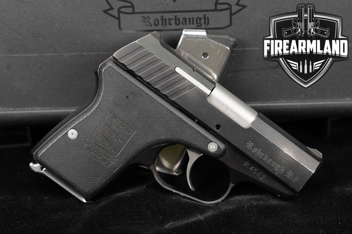 DISCONTINUED Rohrbaugh Firearms R9-s R9s 9mm 2.9" +2 MAGS & ORIG CASE