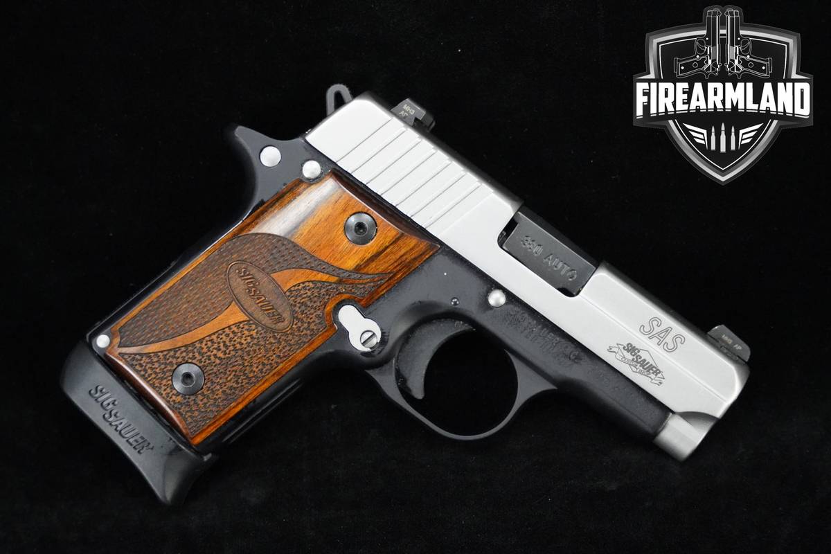 Sig Sauer P238 SAS 380 ACP Two-Tone Sig-Sauer P238 P-238 5 MAGS & ORIG CASE