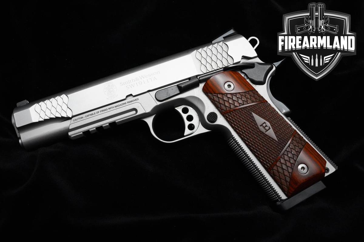 Smith & Wesson (S&W) SW1911TA E Series 45 ACP 5" S&W 1911 SW-1911 2MAGS