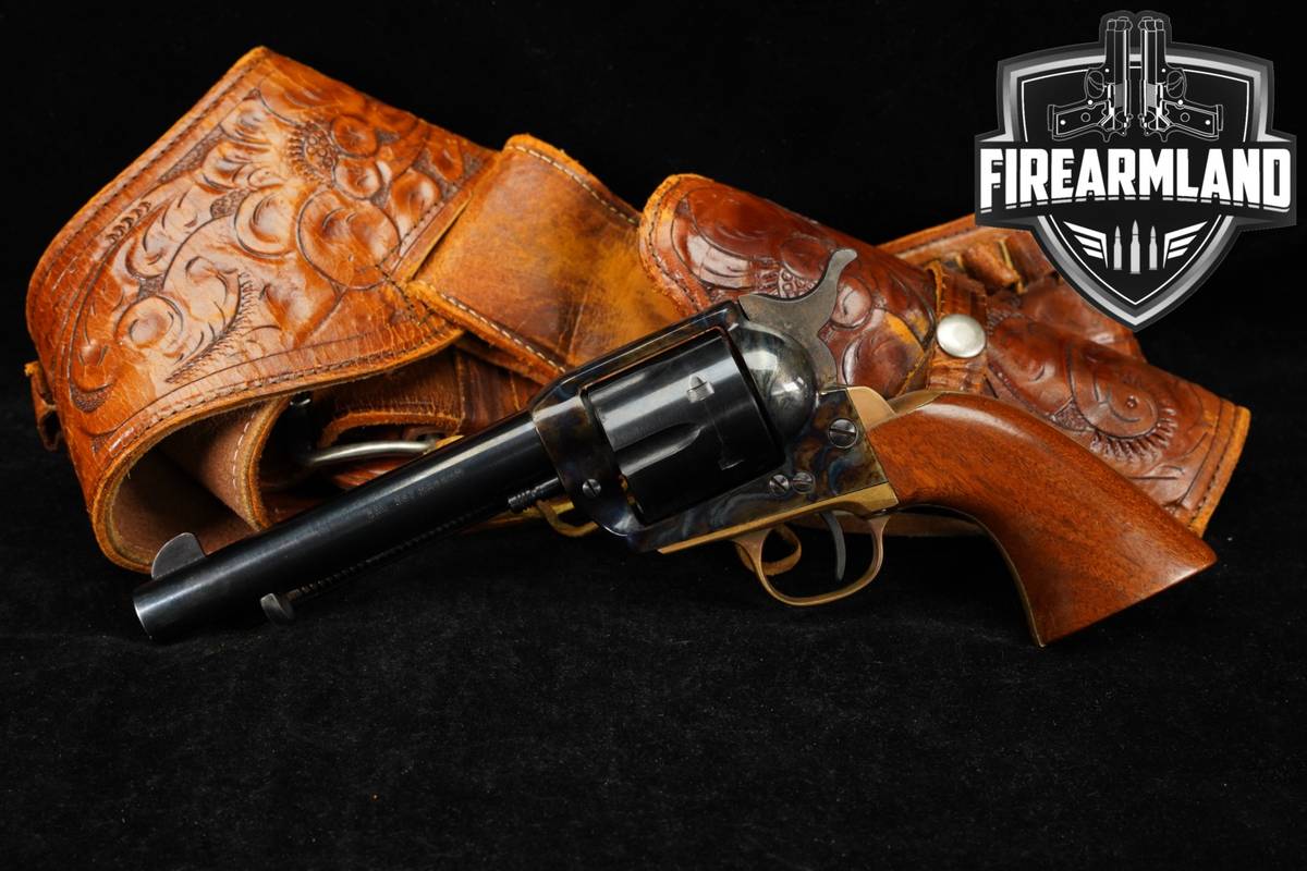 Jager Mod. Dakota 357 Magnum 5.5" Color Case-Hardened & Blued +HOLSTER