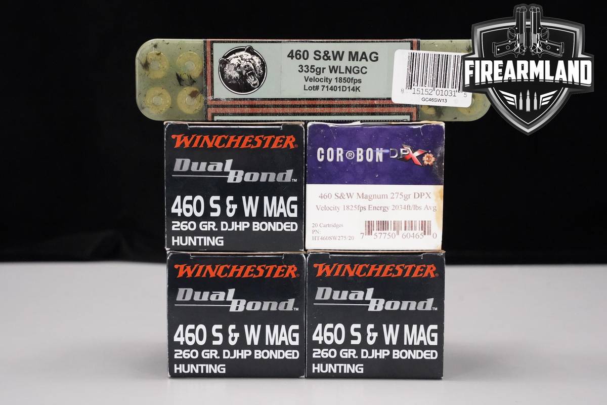 460 S&W Magnum Ammo 460-S&W-Mag Ammunition 100 ROUNDS