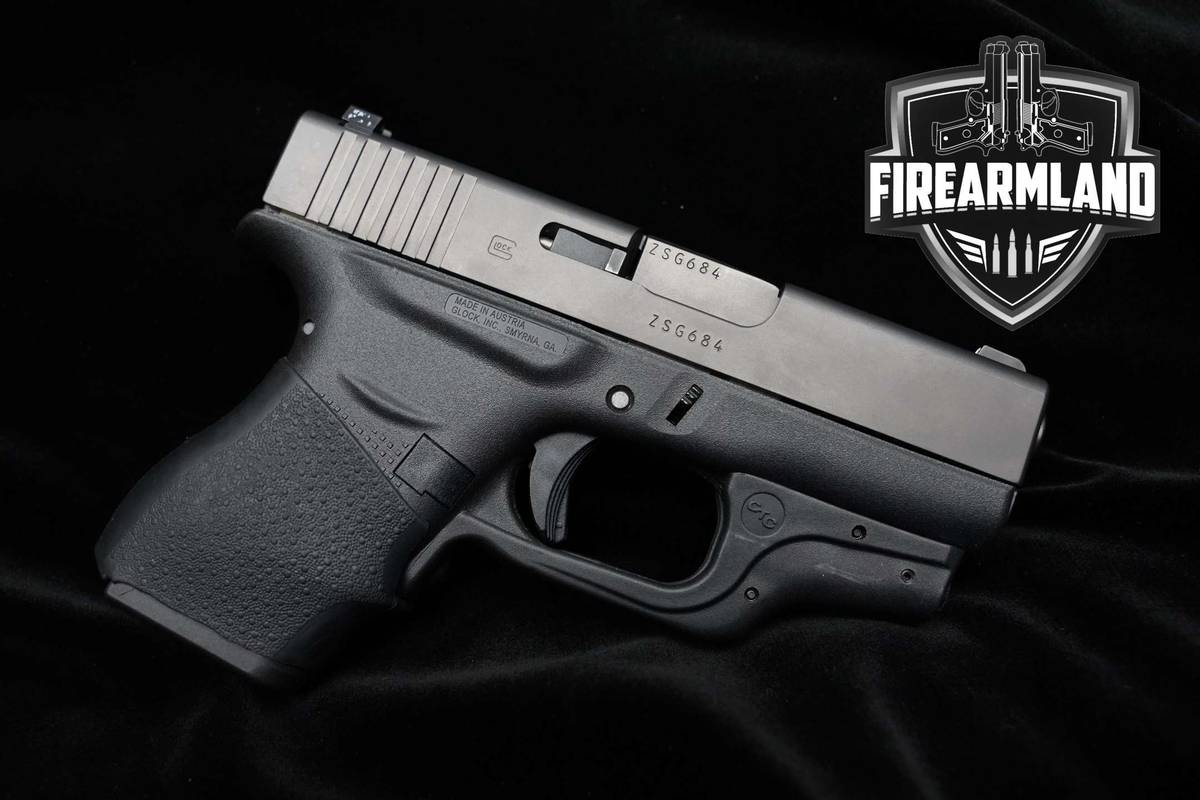 ORIG CASE Glock 43 9mm Glock Pistol 9 G43 3MAGS & HOLSTER