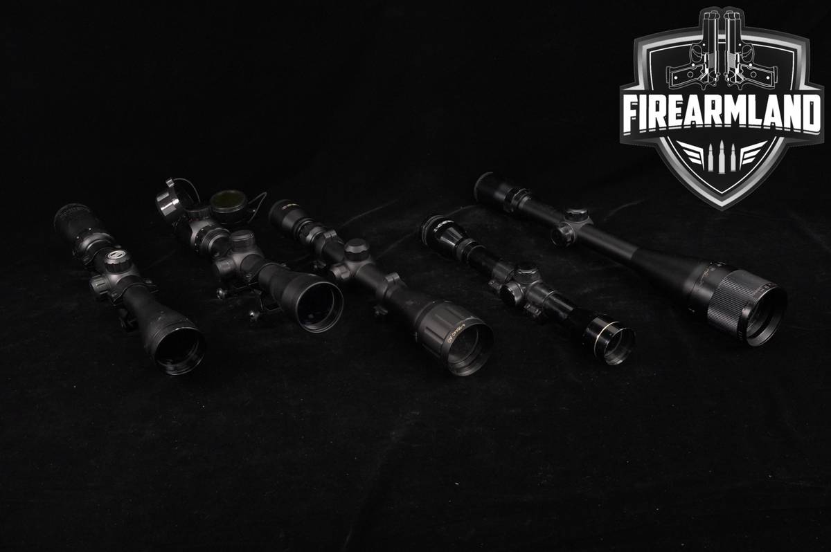 FIVE SCOPE LOT 5 Pack Tasco Bushnell Riflescope Scopes