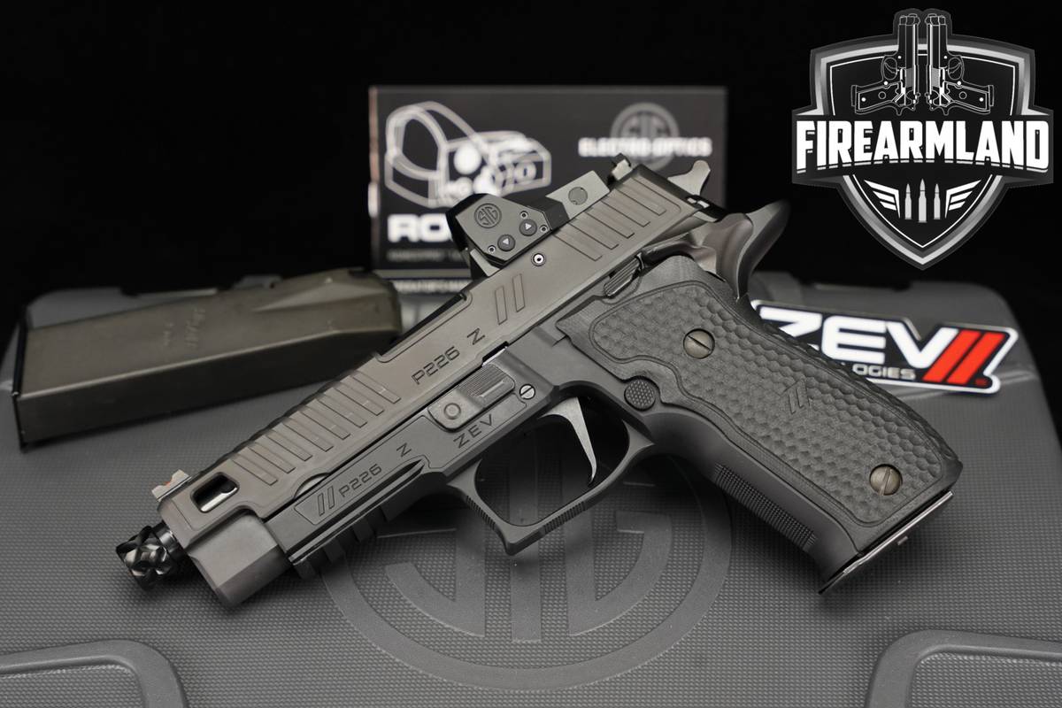 Sig Sauer P226 ZEV SAO TB RXP 9mm P226Z P 226 +2 MAGS, ORIG CASE, OPTIC