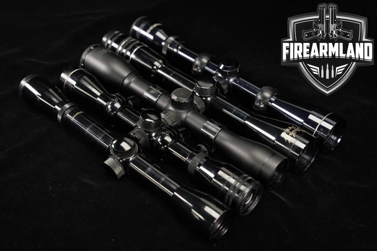 FIVE SCOPE LOT 5 Pack Bushnell Tasco Weatherby Riflescope Scopes