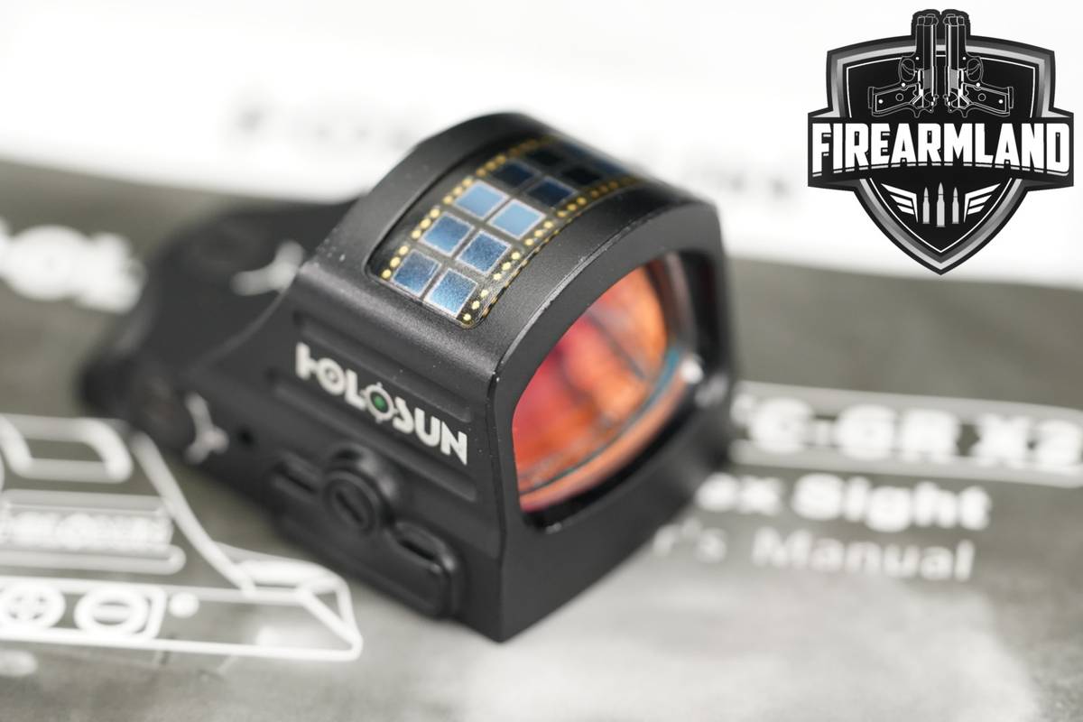 Holosun HE407C-GR X2 Green 2 MOA Dot Red Sight HE-407C 407-C