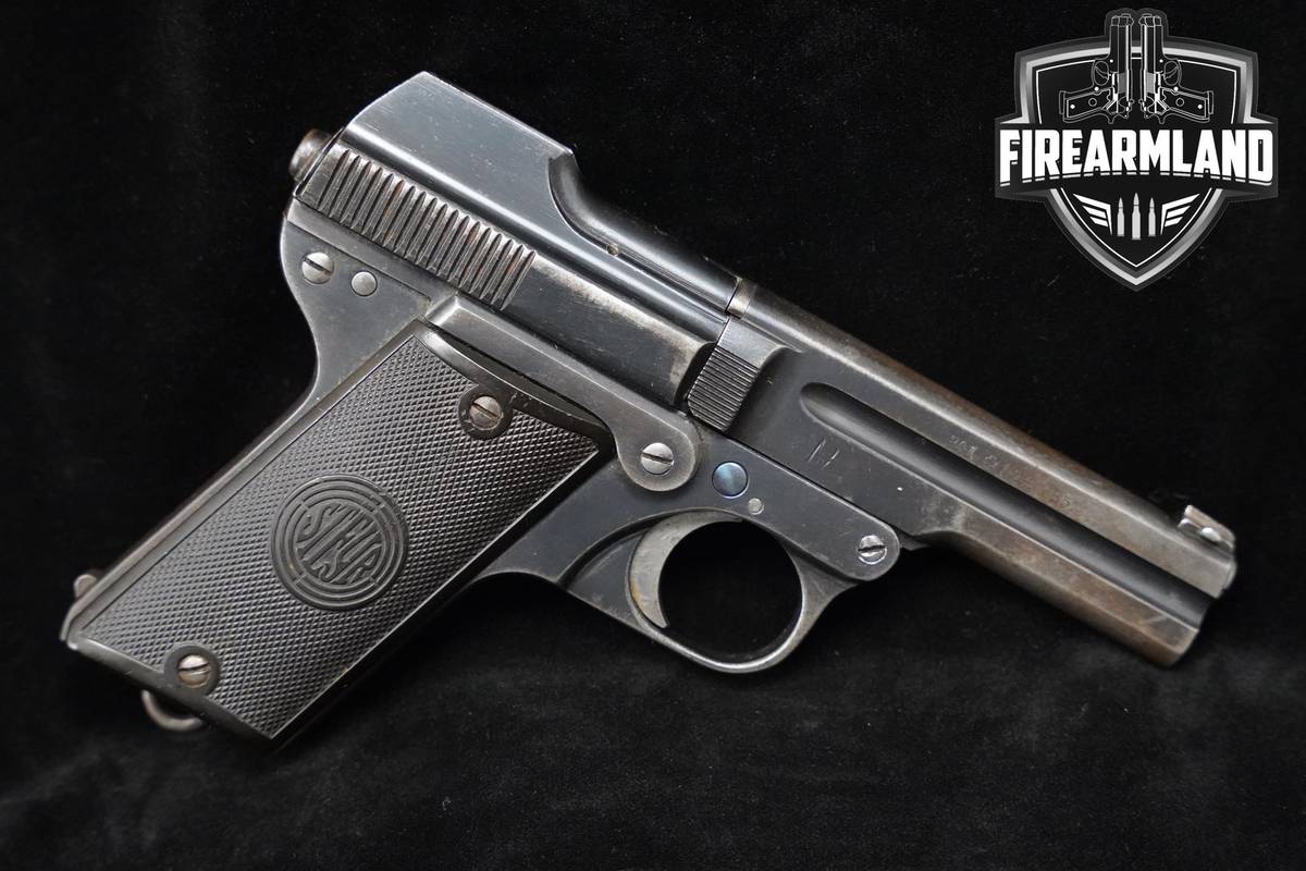 ANTIQUE Steyr-Pieper Model 1908 Selbstlader 32 ACP 3.75" Blued Steyr-Pieper